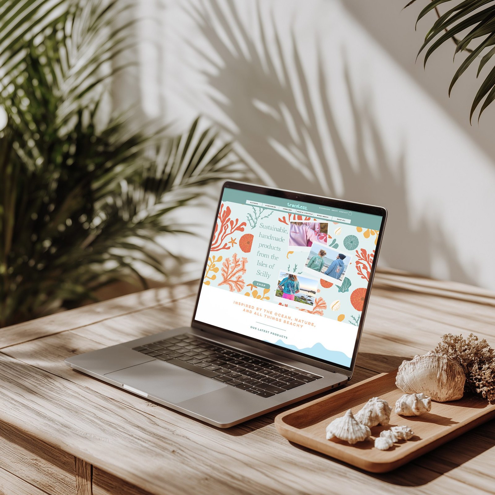 Traceless Designs e-commerce website designed by High Reach Studio Switzerland