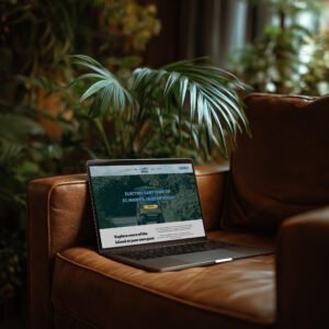 Scilly Carts website and branding designed by High Reach Studio Switzerland