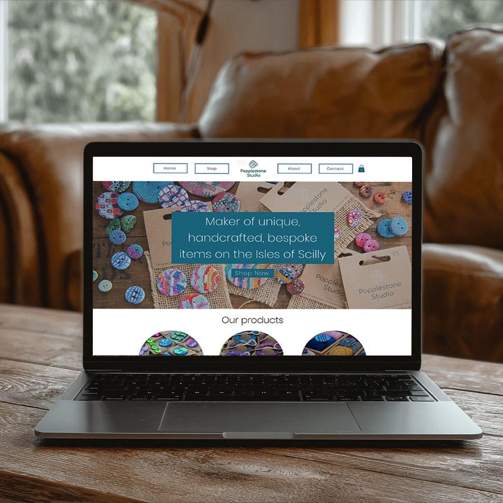Popplestone Studio website designed by High Reach Studio Switzerland